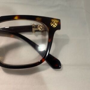 CHROME HEARTS GLASSES LEOPARD PRINT AND GOLD (1:1)